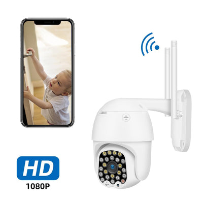1080P Wifi Ip Camera With Night Vision Motion Detection Two-Way Audio & Tf Card Support