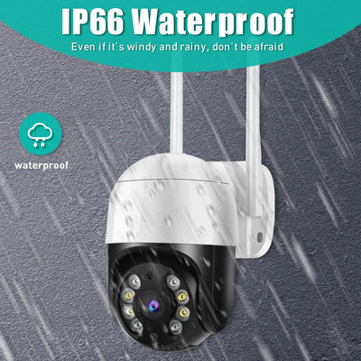 3.0Mp Wifi Ip Camera With Night Vision Motion Detection Two-Way Audio & Tf Card Support