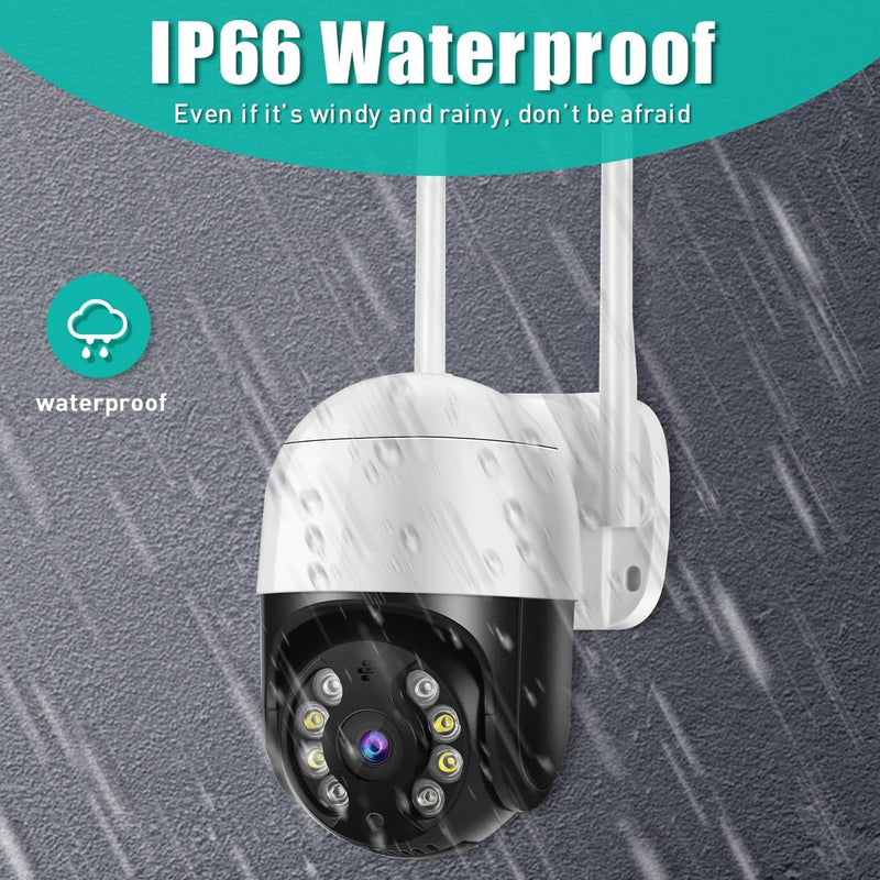 3.0Mp Wifi Ip Camera With Night Vision Motion Detection Two-Way Audio & Tf Card Support