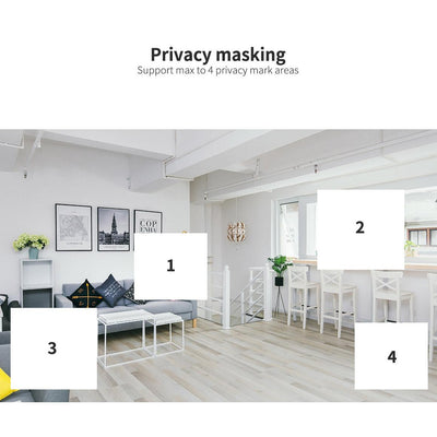 Ai Ip Camera With 3.0Mp 1296P Hd Two-Way Talk Auto Tracking Humanoid Detection Night Vision Tf Card Support