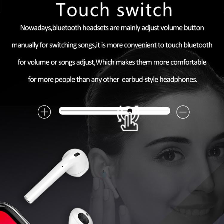 Wireless Tws Sport Bluetooth Headset with Charging Box - I9 Touch