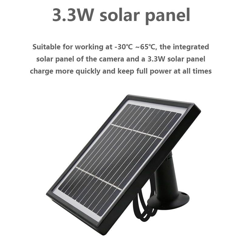 1080P Solar Power Security Camera With Motion Detection & Waterproof Design