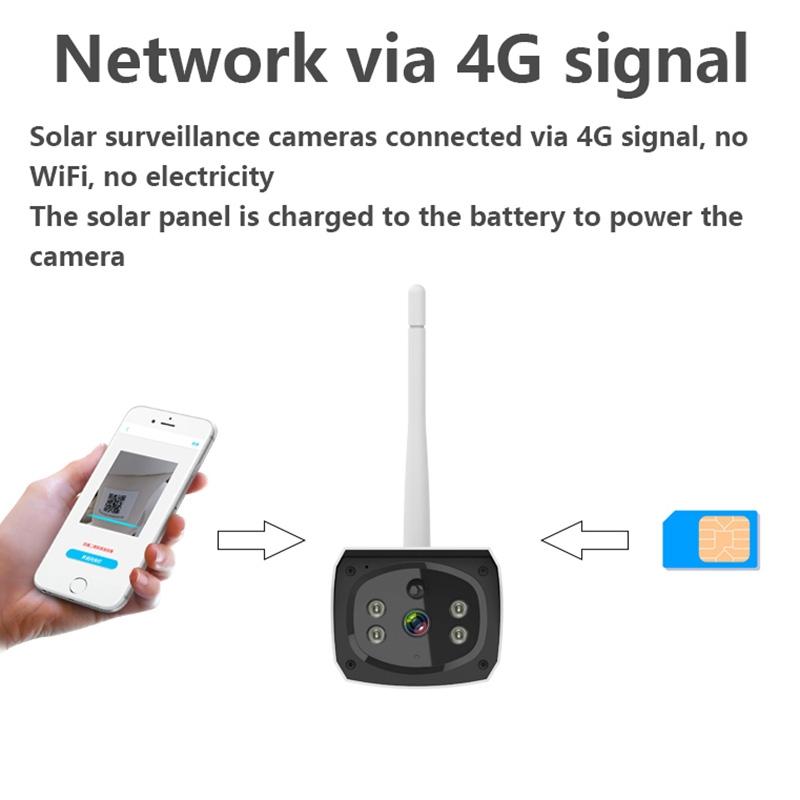 1080P Solar Power Security Camera With Motion Detection & Waterproof Design