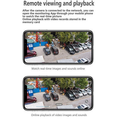 1080P Solar Power Security Camera With Motion Detection & Waterproof Design