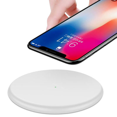 9V 1A Qi Fast Wireless Charger 1M Cable - White