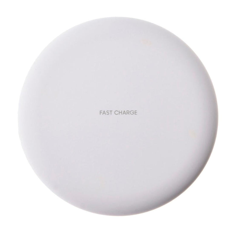 9V 1A Qi Fast Wireless Charger 1M Cable - White