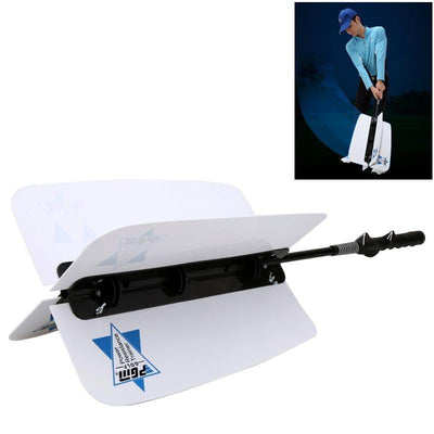 Improve Golf Swing with Wind Resistance Trainer - White