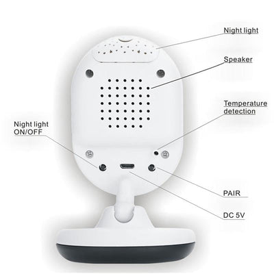 2.4 Wireless Baby Monitor With Night Vision & Two-Way Talk