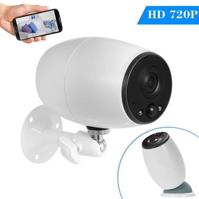 720P Wireless Wifi Camera With Two-Way Audio Night Vision Pir Detection And Ip54 Waterproofing