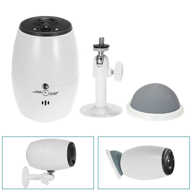 720P Wireless Wifi Camera With Two-Way Audio Night Vision Pir Detection And Ip54 Waterproofing