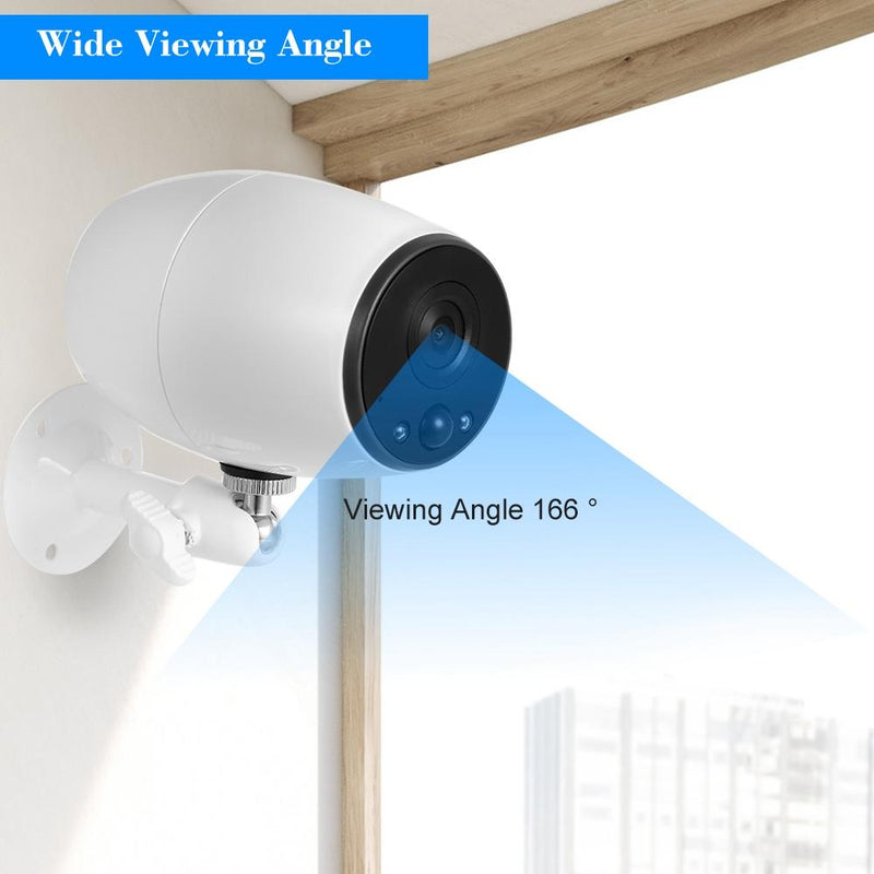 720P Wireless Wifi Camera With Two-Way Audio Night Vision Pir Detection And Ip54 Waterproofing