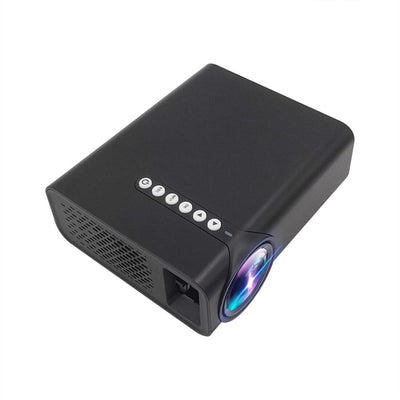 Mini Led Projector 1800 Lumens For Home Theater - Hdmi / Av / Sd / Usb / Vga Support - White Mobile Phone Version