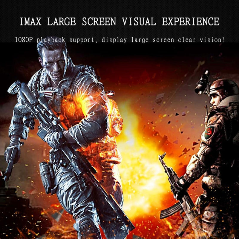 Mini Led Projector 1800 Lumens For Home Theater - Hdmi / Av / Sd / Usb / Vga Support - White Mobile Phone Version