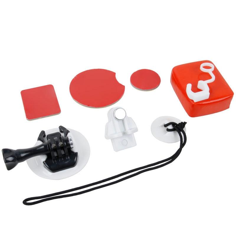 10-piece Board Mount Set for Action Cameras - White
