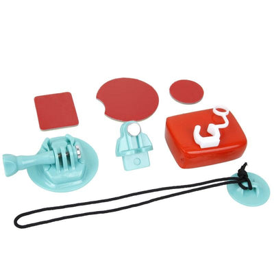 10-piece Board Mount Set for Action Cameras - White