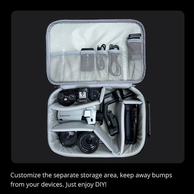 Aircross S 3 Axis Foldable Handheld Gimbal Stabilizer For Dslr Cameras And Smart Phone White