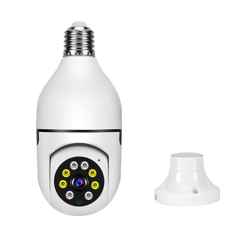 2.4G Two-Way Voice Intercom Bulb Camera - 1080P 2Mp White