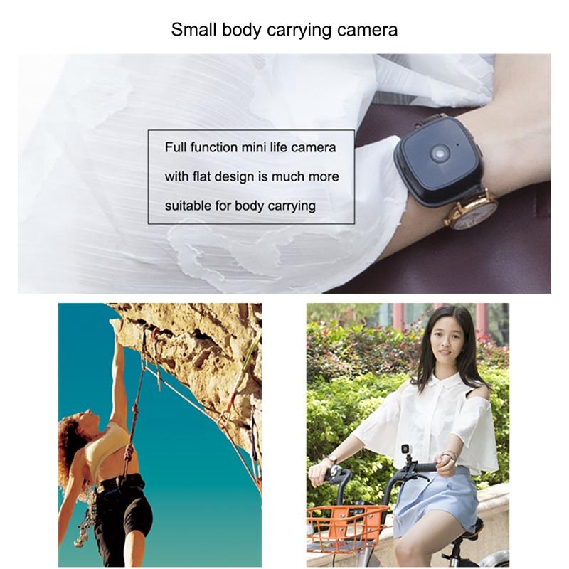 720P Wireless Wearable Surveillance Camera With Infrared Vision & Motion Detection - White
