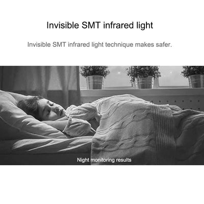 720P Wireless Wearable Surveillance Camera With Infrared Vision & Motion Detection - White