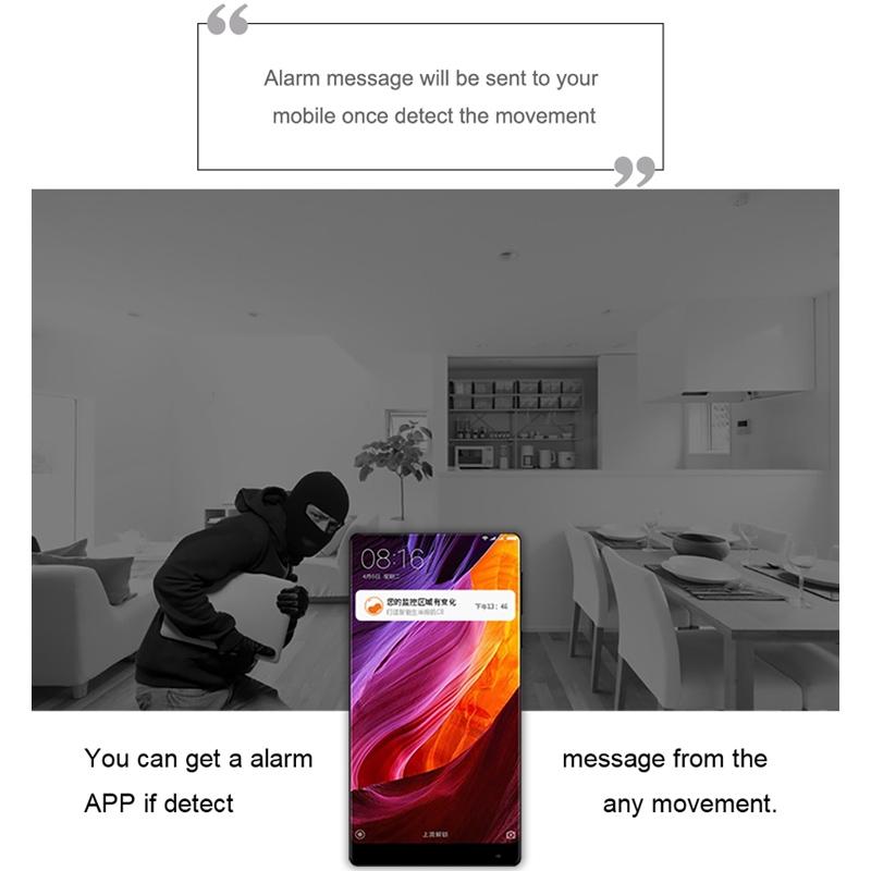 720P Wireless Wearable Surveillance Camera With Infrared Vision & Motion Detection - White