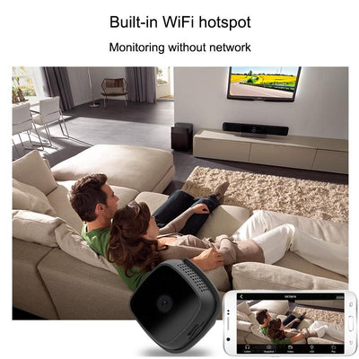 720P Wireless Wearable Surveillance Camera With Infrared Vision & Motion Detection - White