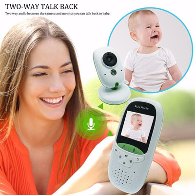 2.4 Wireless Baby Monitor With Lcd Night Vision & Two-Way Talk - White