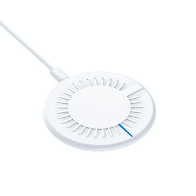 15W Round Wireless Fast Charger 964 Shape - White