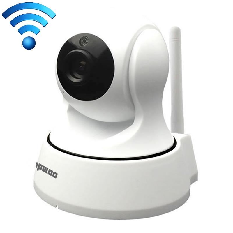 720P Smart Wifi Monitor Camera With 100W Wide Angle Lens Night Vision & Tf Card Expansion