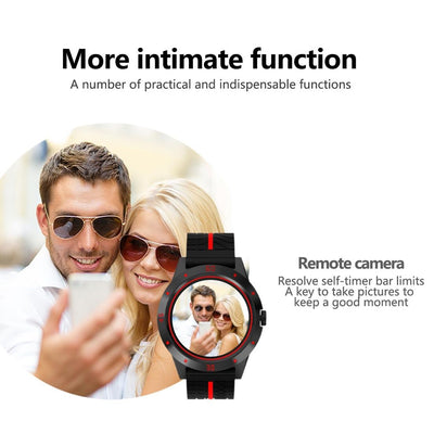 1.3 Inch Tft Screen Mtk2502C Bluetooth4.0 Silicone Watch Band Support Heart Rate Monitor & Pedometer & Sleep Monitor & Sedentary Reminder - Yellow