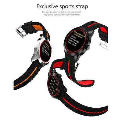 1.3 Inch Tft Screen Mtk2502C Bluetooth4.0 Silicone Watch Band Support Heart Rate Monitor & Pedometer & Sleep Monitor & Sedentary Reminder - Yellow