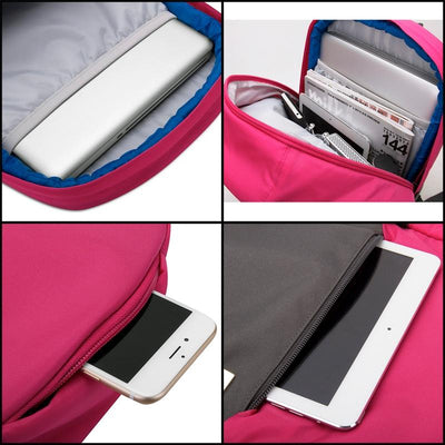 Xy Series Multi-Functional Backpack For 13.3 Inch Laptop - Fashion Colour Matching - Yellow