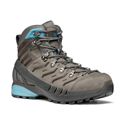 Scarpa Womens Cyclone Gore-Tex Vibram Sole Boots Hiking Trekking Shoes - Grey/Arctic - EU 41