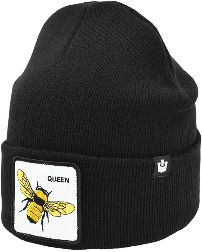 Goorin Buzzed Beanie Hat Warm Winter Ski Animal Series - Black