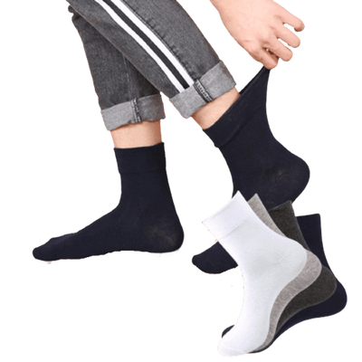 10x Pairs COTTON Rich LOOSE TOP SOCKS Medical Circulation Diabetic Comfort BULK -  -