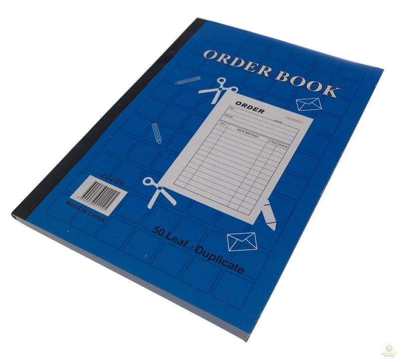 ORDER BOOK 50 Page Duplicate Restaurant Docket Carbonless Take Away