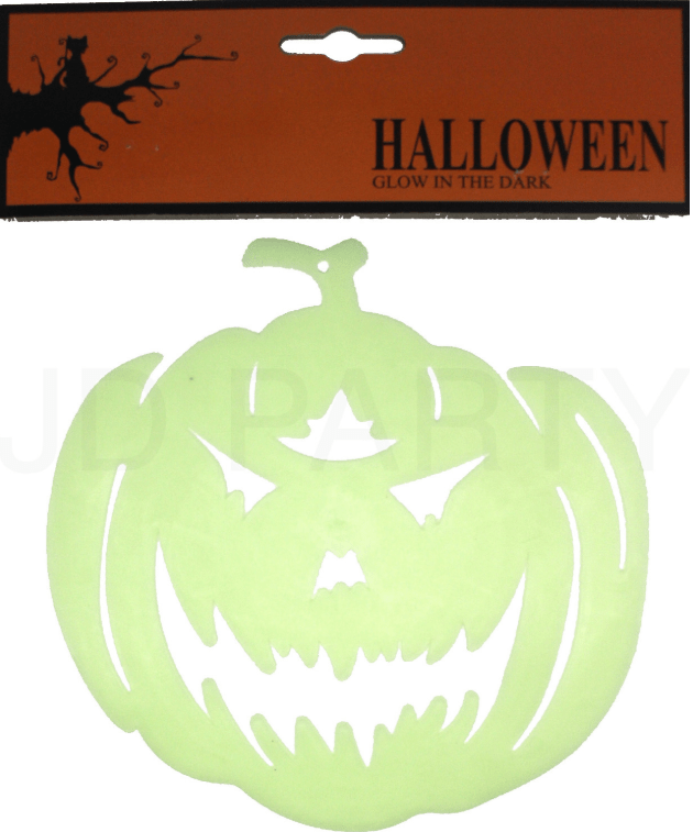 GIANT GLOW IN THE DARK PUMPKIN Halloween Face Party Decoration Decor Jack O Toy