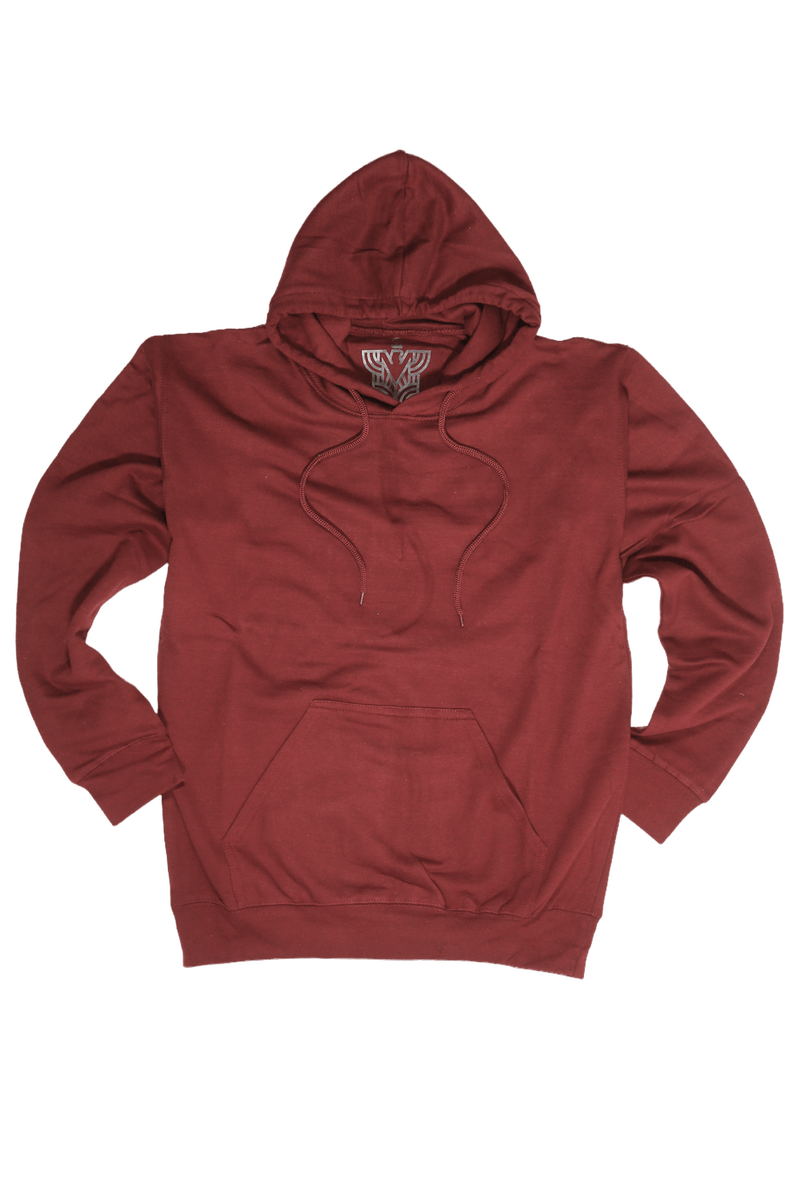 3x Adult Mens 100% Cotton Fleece Hoodie Jumper Pullover Sweater Warm Sweatshirt - M