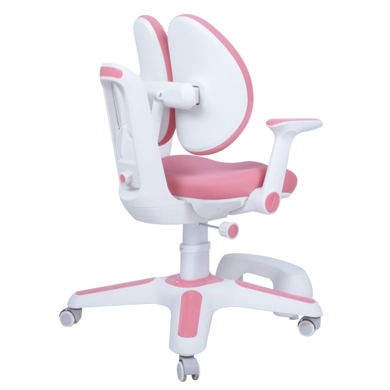 6x Ergonomic Children Kids Study Chairs Height Adjustable - Pink