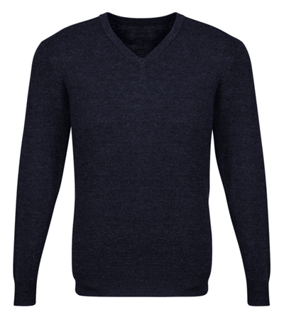 Mens Advatex Varesa Wool Pullover Jumper Cardigan - Navy - XXL