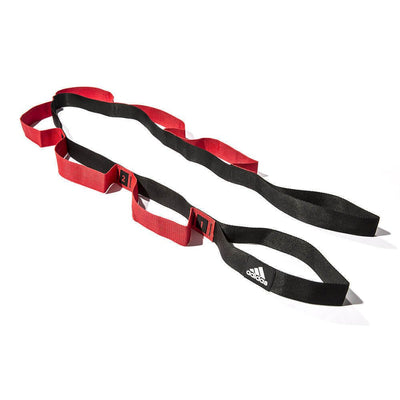 Adidas Stretch Assist Band Looped Warm Up Warmup Pre-Workout - Red/Black