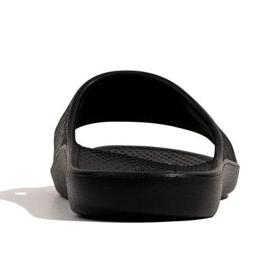Archline Rebound Orthotic Slides Flip Flop Thongs Slip On Arch Support - Black - Euro 41