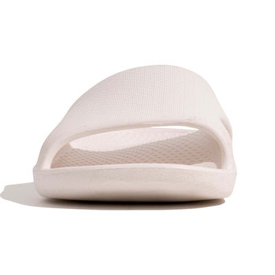 Archline Rebound Orthotic Slides Flip Flop Thongs Slip On Arch Support - White - Euro 44