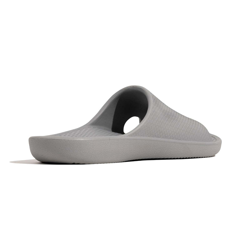 Archline Rebound Orthotic Slides Flip Flop Thongs Slip On Arch Support - Stone Grey - Euro 47