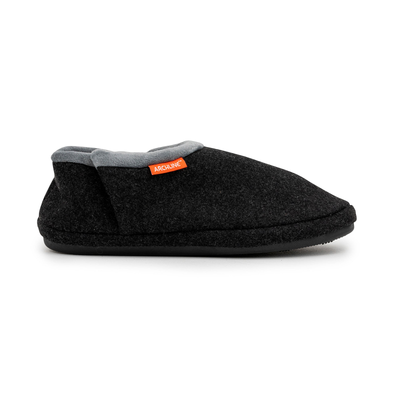 ARCHLINE Orthotic Slippers CLOSED Arch Scuffs Orthopedic Moccasins Shoes - Charcoal Marle - EUR 37
