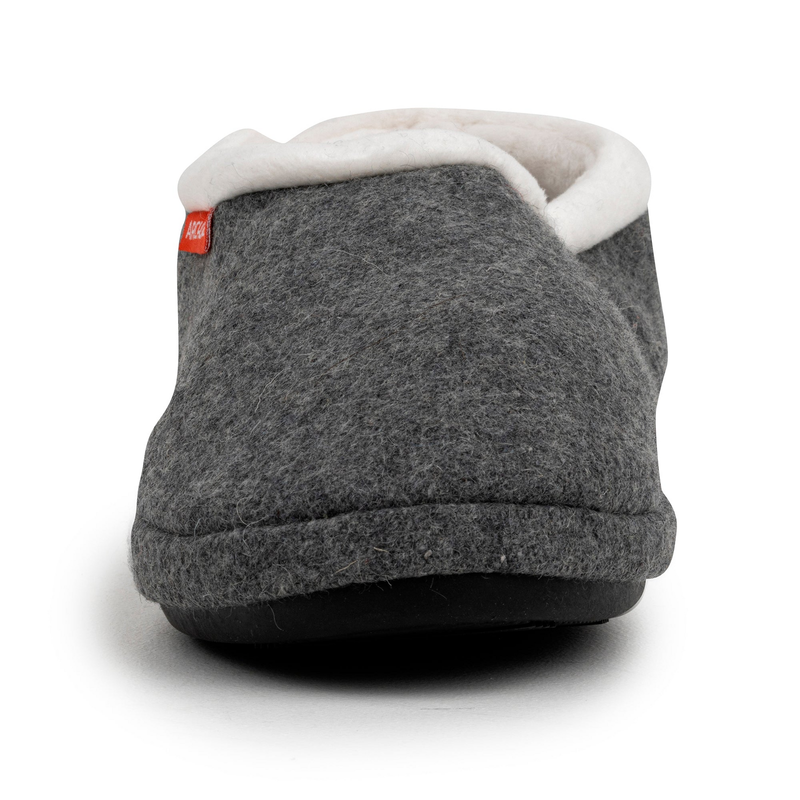ARCHLINE Orthotic Slippers CLOSED Arch Scuffs Orthopedic Moccasins Shoes - Grey Marle - EUR 37