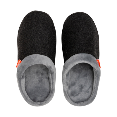 ARCHLINE Orthotic Slippers Slip On Arch Scuffs Orthopedic Moccasins - Charcoal Marle - EUR 43