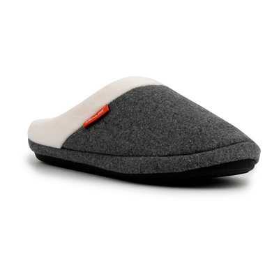 ARCHLINE Orthotic Slippers Slip On Arch Scuffs Orthopedic Moccasins - Grey Marle - EUR 35