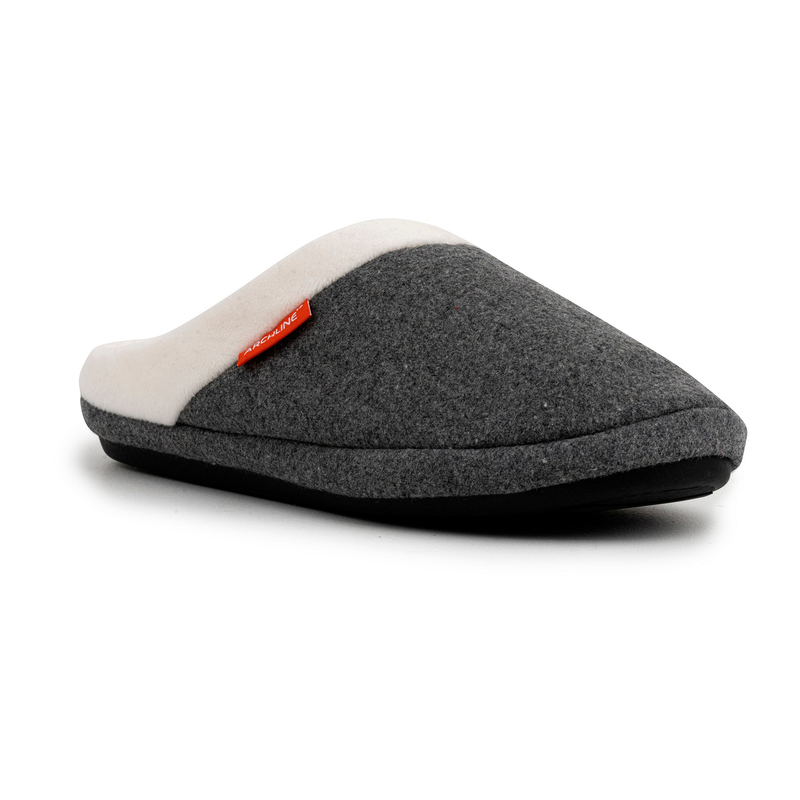 ARCHLINE Orthotic Slippers Slip On Arch Scuffs Orthopedic Moccasins - Grey Marle - EUR 39