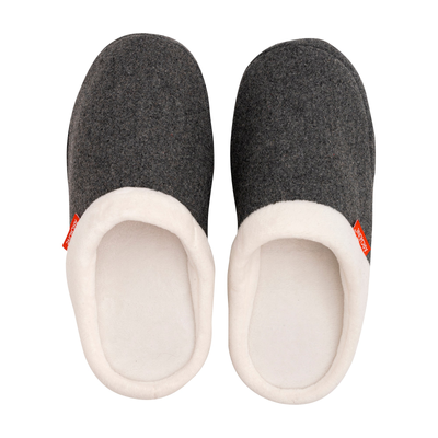 ARCHLINE Orthotic Slippers Slip On Arch Scuffs Orthopedic Moccasins - Grey Marle - EUR 39