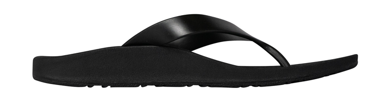 ARCHLINE Orthotic Thongs Arch Support Shoes Footwear Flip Flops Orthopedic - Black/Black - EUR 41